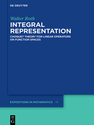 cover image of Integral Representation